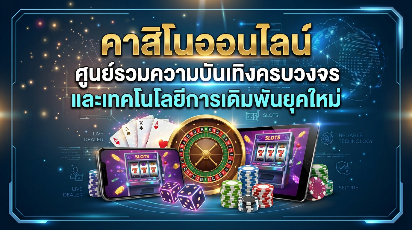คาสิโนออนไลน์_ศูนย์รวมความบันเทิง