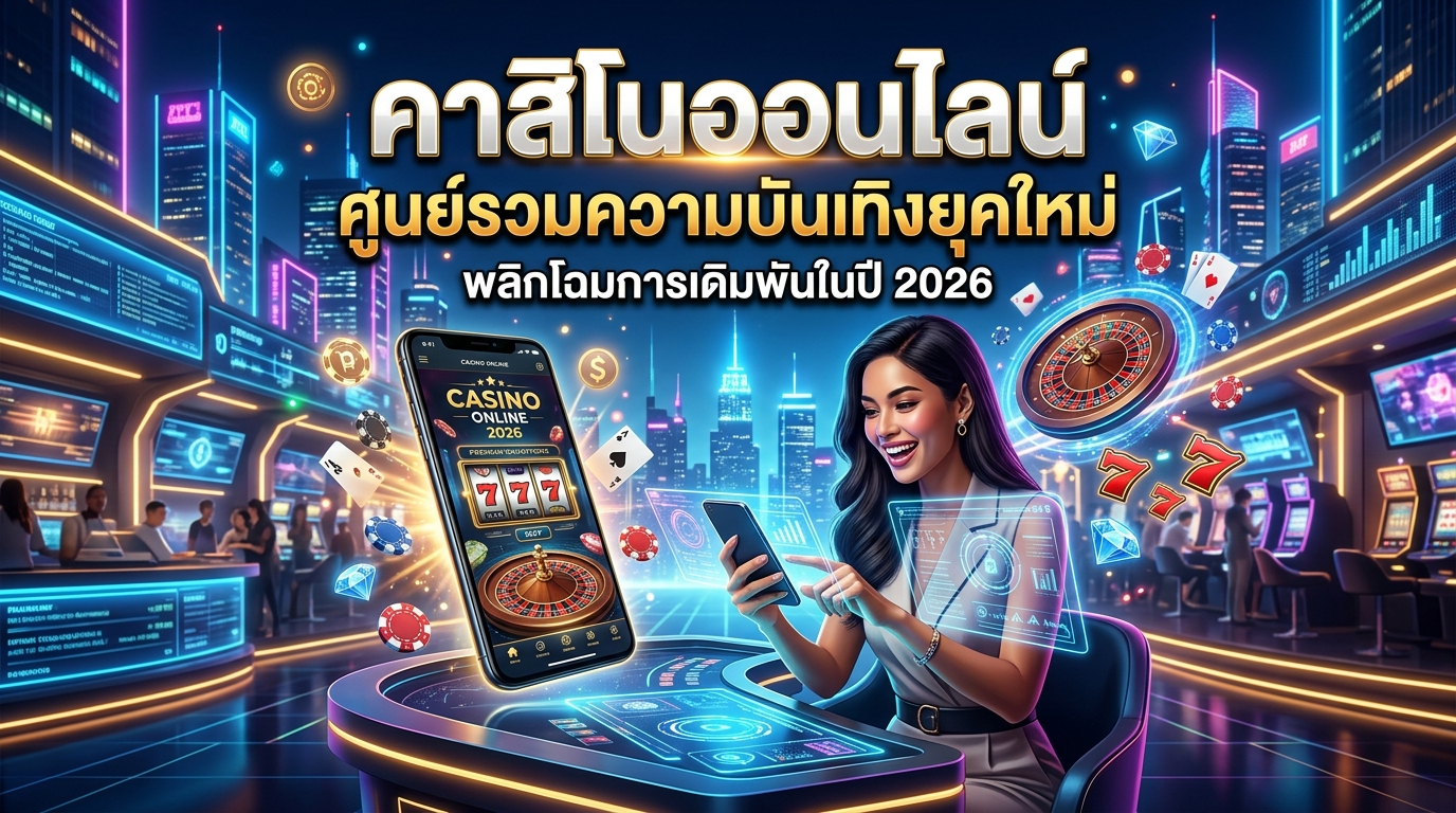 คาสิโนออนไลน์_ศูนย์รวมความบันเทิงยุคใหม่