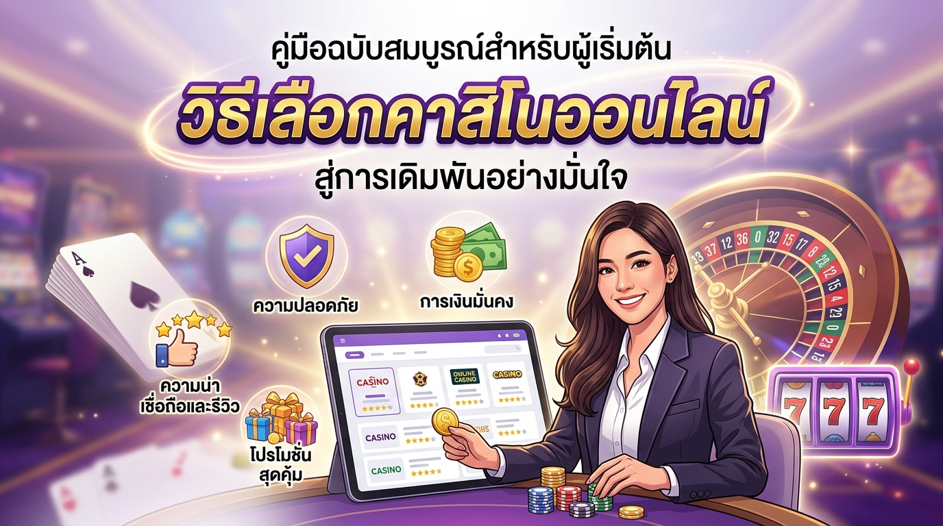 วิธีเลือกคาสิโนออนไลน์_คู่มือฉบับสมบูรณ์