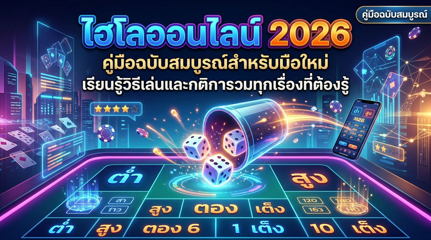 ไฮโลออนไลน์-2026-คู่มือฉบับสมบูรณ์